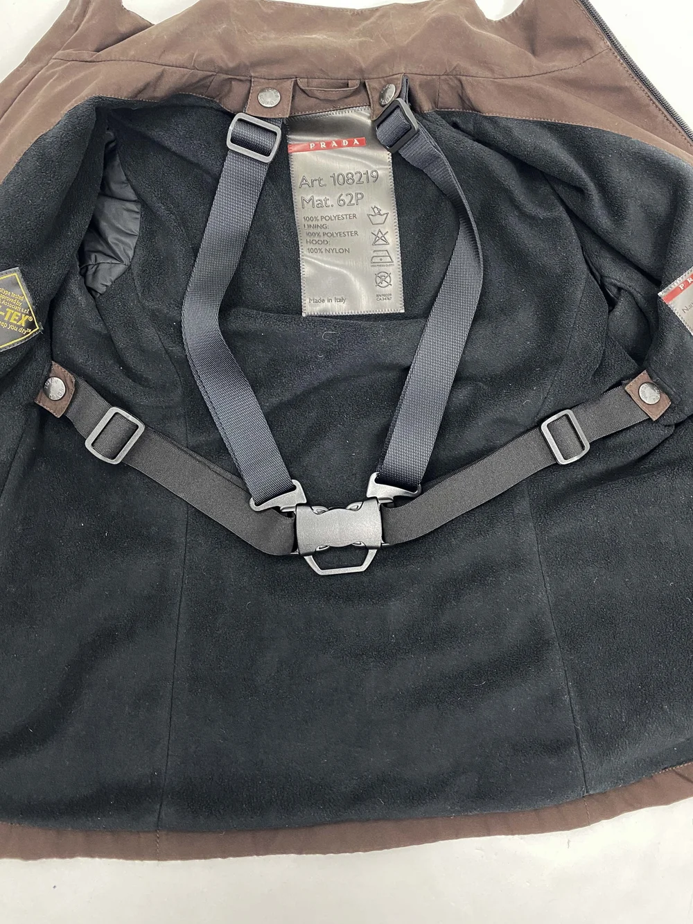 Prada Sport harness puffer jacket — JAMES VELORIA